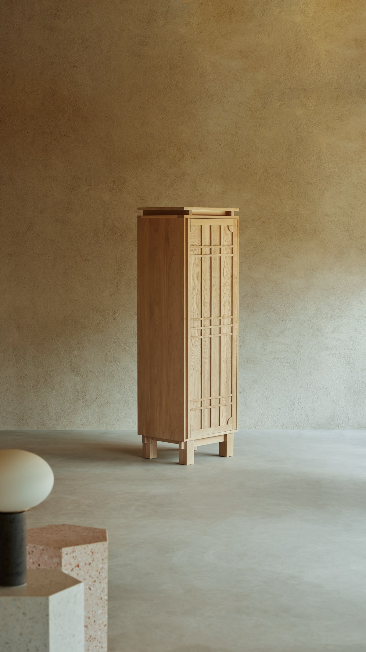 Bodi - Hochschrank aus massiver Eiche