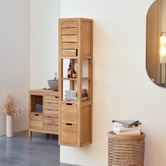 Serena - Hochschrank aus massivem Teak