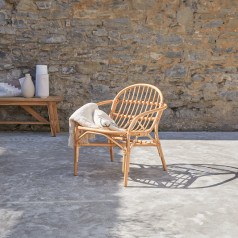 Mina - Rattan garden armchair