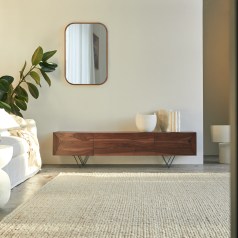 Metric - TV unit in solid sheesham, 175 cm