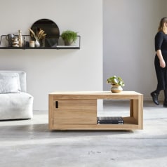 Adam - Mesa de centro de teca