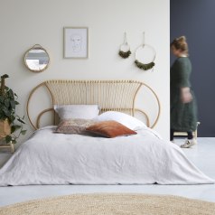 Leontie - Testiera letto in rattan 190 cm