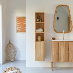 Jill - Columna de teca maciza