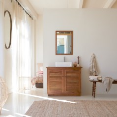 Loggia - Massief acaciahout badkamermeubel 90 cm