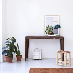 Luna - Bureau en palissandre massif