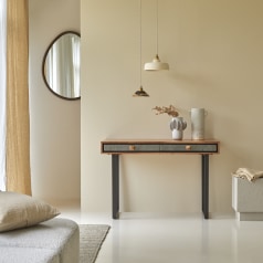 Temis - Consolle in legno di acacia massello