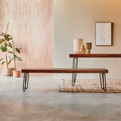 Helga - Banc en palissandre massif 180 cm