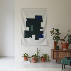 Barbican - Frans wandkleed 90 x 135 cm