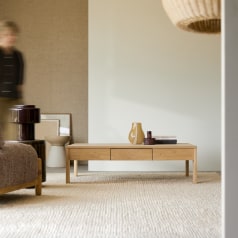 Eden - Rectangular solid oak coffee table