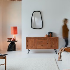 Bonnie - Aparador de acacia maciza de 150 cm