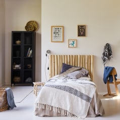 River - Solid teak headboard 120 cm