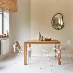 Eden - Tavolo in legno di quercia massello per 4-6 persone