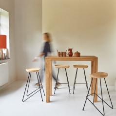 Eden - Massief eiken bartafel voor 2/4 personen