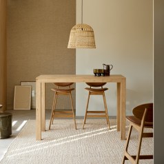 Eden - Solid oak bar table for 4-6 people