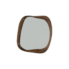 Shizu - Espejo de mango de 45 cm x 40 cm