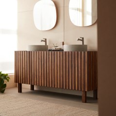 Milo - Meuble de salle de bain en manguier 164 cm