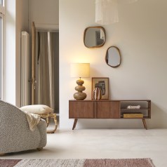 Niels - Mobile TV in legno di acacia da 150 cm