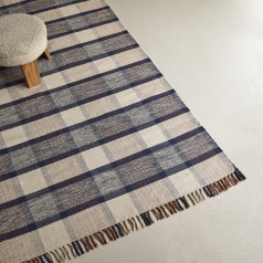Neela - Alfombra de algodón de 150 cm x 240 cm