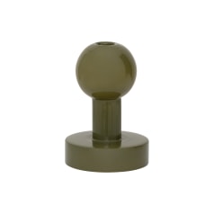 Pallo - Portacandele in vetro riciclato, verde scuro