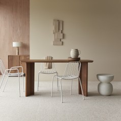 Suzanne - Mesa de cocina de acacia maciza para 2- 4 personas