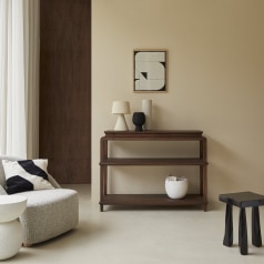 Achille - Consolle in legno di acacia massello 120 cm