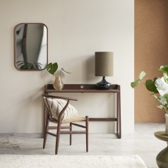 Philip - Folding desk in solid dark teak