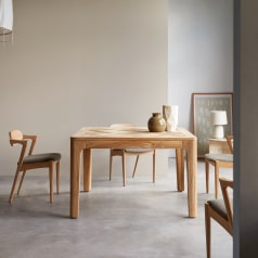 Ruth - Table in recycled solid teak, seats 4–6 people