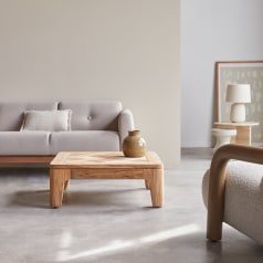 Ruth - Tavolino in teak massello riciclato 