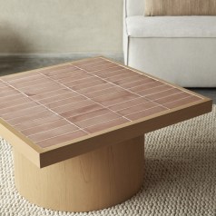 Karel - Couchtisch aus Mindiholz und Keramik