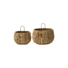 Hang - Conjunto de cestas de fibras vegetales