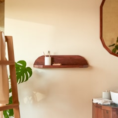 Jade - Estantería de cuarto de baño de palisandro macizo 60 cm