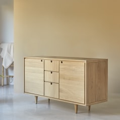 Jonàk - Solid oak storage unit 145 cm