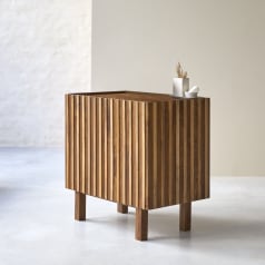Milo - Mobile contenitore in legno di mango 80 cm