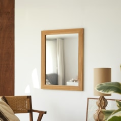 Tona - Specchio decorativo in teak 120x90 cm