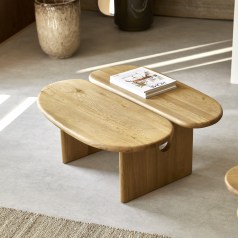 Sophia - Couchtisch aus massiver Eiche