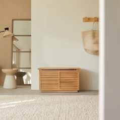 Suzette - Coffre en teck massif