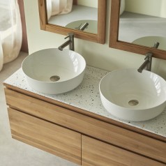 Jim - Recycled top with terrazzo effect 120 cm - Le Pavé & Tikamoon