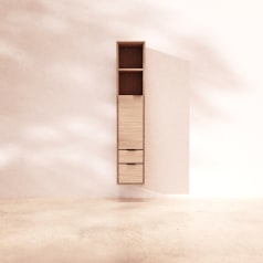 Senson - Solid oak tall cabinet