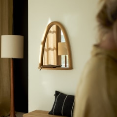 Lana - Miroir en mindi 68x55 cm