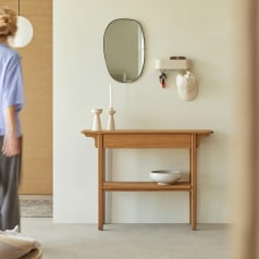 Elie -  Console Table in solid mahogany