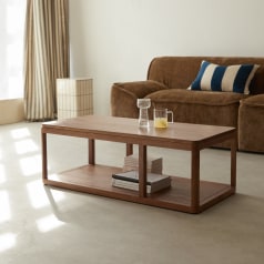 Romée - Mesa de centro de acacia maciza