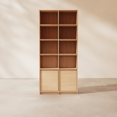 Aliette - Bücherschrank aus Eichenholz