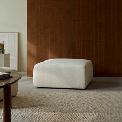 Vénus - Reposapiés de tejido crudo