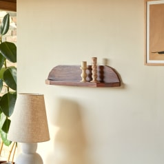 Jade - Wandregal für den Flur aus Massiv-Palisander 60 cm