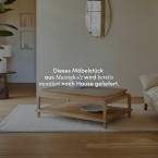 Achille - Rechteckiger Couchtisch aus massivem Teakholz