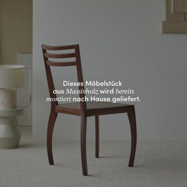 Luna - Stuhl aus massivem Palisanderholz