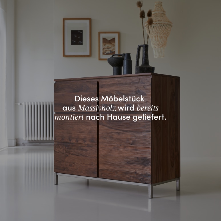 Nova - Anrichte aus massivem Palisanderholz 100 cm