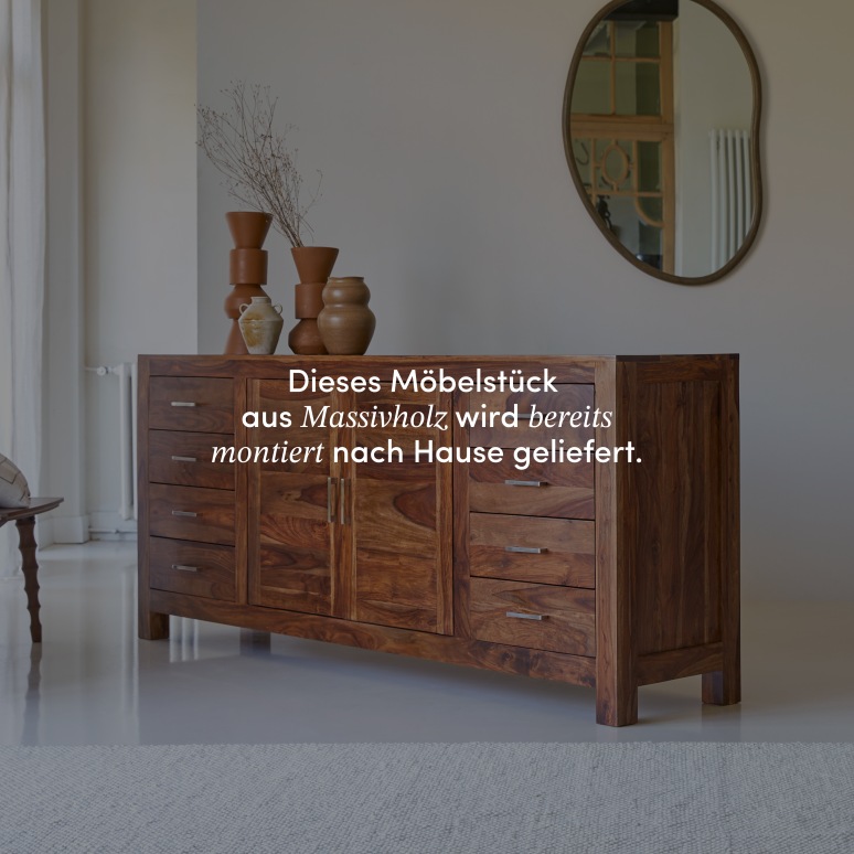 Mezzo - Buffet aus massivem Palisanderholz 205 cm