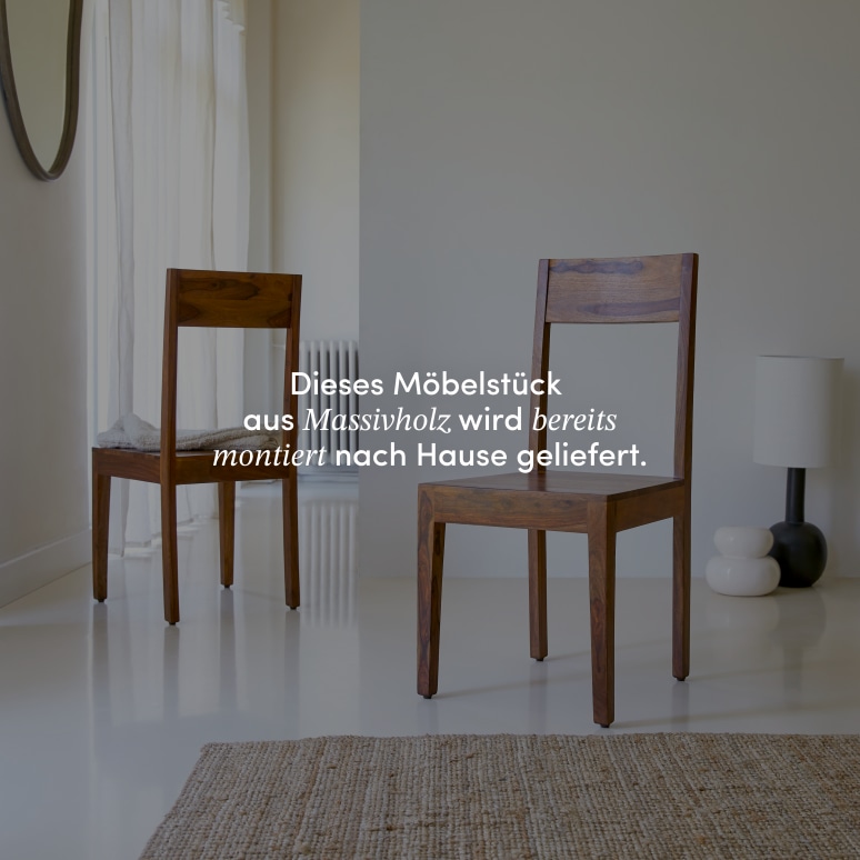 Mezzo - Stuhl aus massivem Palisanderholz