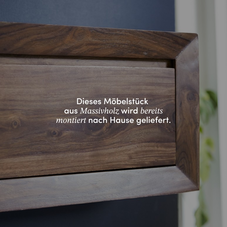 Villa - Wandkonsole aus massivem Palisanderholz